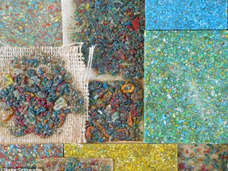衝撃! 大量のカタツムリのウ●コで作ったフロアタイル!