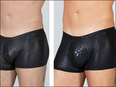 アソコを3倍に見せる魔法のパンツ!? 男性のコンプレックスに光は射すのか!?
