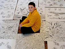 11歳の天才少年・動物画家が話題! 動物百科事典、3週間で丸暗記!!