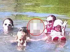 【心霊写真】川に浮かんだ“不気味な白い顔”!! 100年前の悲劇と関連か!?