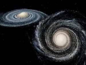 【動画】銀河同士が衝突すると何が起きるのか？ アンドロメダと天の川が予想外の動きをして…！