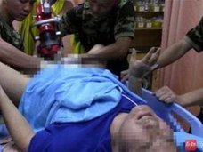 い、い、痛い!! 強力磁石にアソコを挟まれた中国人男性、4時間後にレスキュー隊が無事救助