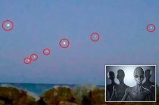 【動画】7機の「UFO隊列」が超・等間隔にミシガン湖上で出現! 専門家「断じてランタンではない」