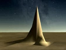 グーグルマーズで火星に建つ巨塔(高さ6km)を発見! エイリアンの巣か、電波発信基地か!?
