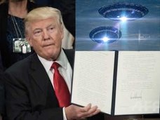 【衝撃映像】「トランプの壁」建設のメキシコ国境に“UFOカルテット”が出現!大勢目撃で渋滞発生、謎の陰謀も…!!