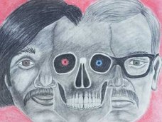 【シリアルキラー展Ⅱ】人肉ハンバーガー、殺人ピエロ、マンソン…“猟奇殺人鬼”の芸術が鑑賞者に生々しく迫る!前回よりパワーアップ