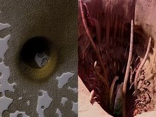 火星で「カークーンの大穴」そっくりの謎の巨大穴をNASAが激写! 科学者も困惑、巨大生物の巣か?