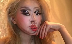 【取材】世界大注目の「トリックメーク」が脳が歪むレベル!! 自分の身体をキャンバスにする韓国の美人アーティストが妖艶すぎる！