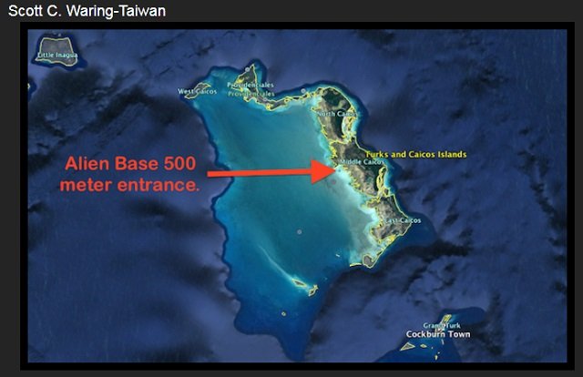 西インド諸島で宇宙人基地のUFO出入口（直径500m）が発見される!! グーグルアースで発覚、研究家断言「海は最高の隠れ場所」の画像1