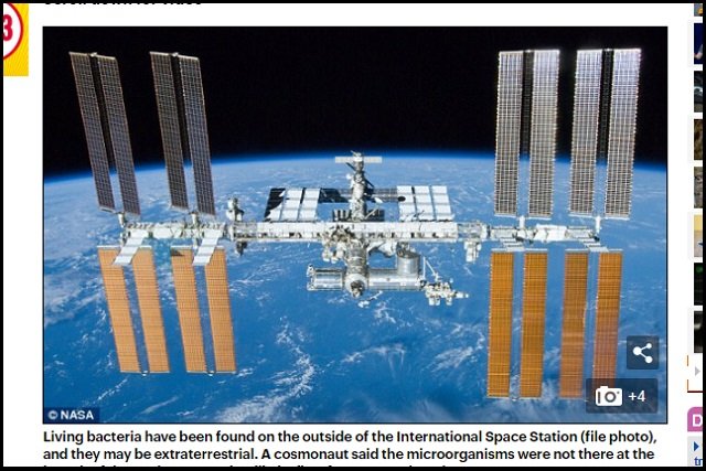 【歴史的発見】未知の生命が国際宇宙ステーションで採取される！ ついに人類とエイリアンが邂逅、露宇宙飛行士が緊急発表 の画像4