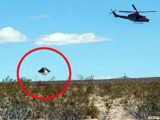 「最も議論を招くUFO写真だ」米軍基地に“あまりにも完璧な”ツヤツヤメタリックUFO出現！ 10分静止→アクロバット飛行も！