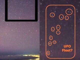 【衝撃映像】UFOが星に化けている決定的証拠がついに暴露される！ 天文台が撮影した満天の星空に“UFO編隊”がクッキリ！