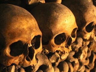 600万体の骸骨が眠るパリの地下 ― カタコンブ・ド・パリの「人骨の壁」