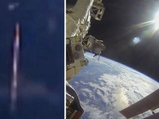 ISSが宇宙空間で「早歩きの人（ファストウォーカー）」を激撮！ 地球に向かう“謎の爆速UFO”の正体とは？