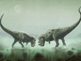 恐竜はカナダの山奥で今も生きている！ 全長15メートル、体重40トンの「ケラトサウルス」が… 探検隊の衝撃目撃談