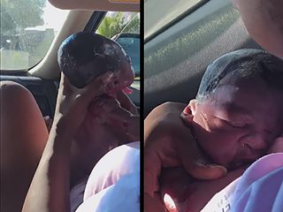 【閲覧注意】車中で産気づいた母親の出産シーンを10歳の息子が動画撮影！ Facebookにアップ、叫ぶ母、焦る父、そして…