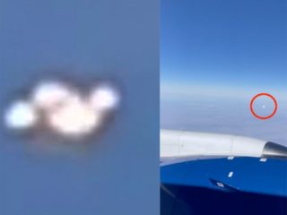 航空機から撮影された「UFO動画」が公開される！ “フェニックスの光”に似た奇妙な4つの発光体