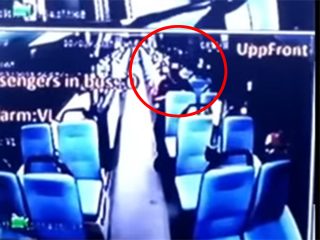 バス車内に「幽霊の客」を発見？ セキュリティ・システム作動せず、過去にも目撃例