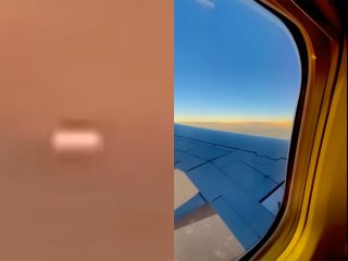 飛行機から撮影された葉巻型UFO映像！ 2年前に出現した葉巻型UFOの再来か＝米