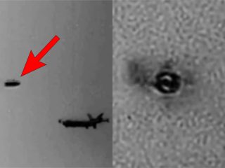 米偵察機が撮影した奇妙なUFO映像！ 前後に動きながらビームを照射… 米国防総省の見解は？