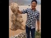 中国の川で激ヤバ「ヒト型UMA」が生きて発見される! 頭、腕、脚、眼球も確認…新種の“スポンジ生物”か!?