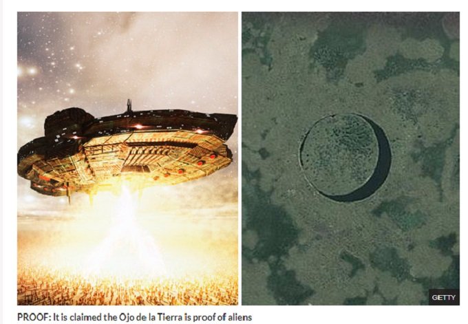 グーグルマップに「巨大UFOの秘密基地」が超ハッキリ写っていた!謎と神秘の円形島の可能性も?=アルゼンチン の画像2