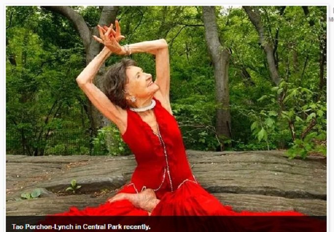 【衝撃】100歳のヨガインストラクターお婆ちゃんがすごすぎる！ 20代のプロポーション維持、社交ダンスも華麗にこなす！の画像1