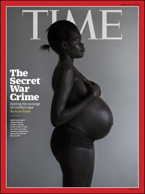 TIME誌の表紙グラビアがまた物議! レイプされHIVに感染した黒人女性のヌードを表紙にの画像1