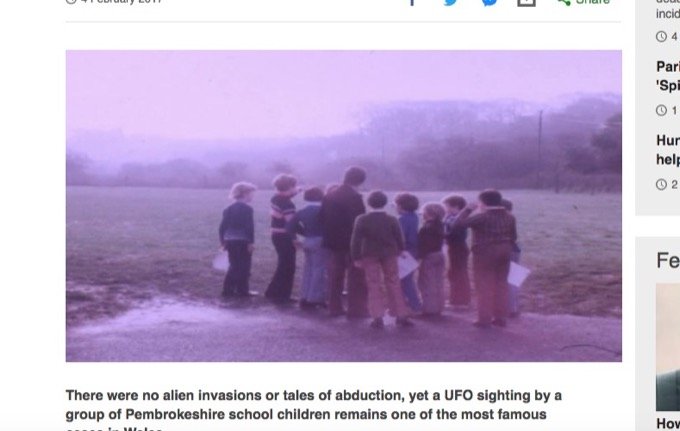 小学生14人がUFOとガチ遭遇「ブロードヘイブン事件」が謎すぎる！ 12mの機体、赤い光、銀色宇宙人… 全英戦慄の歴史的事件！の画像1