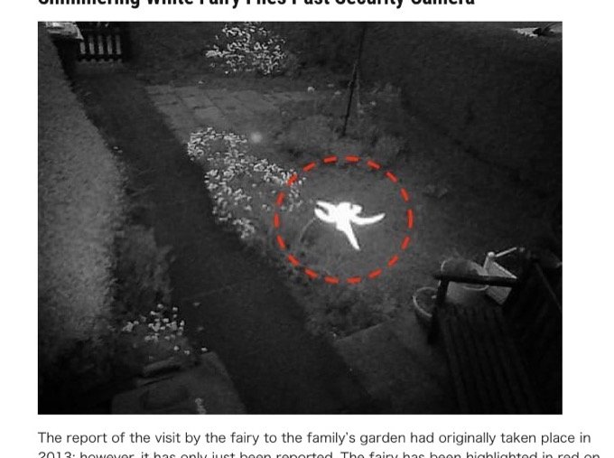 ロンドンの監視カメラに「純白の完全なる妖精」が映り込む? 手、足、頭もクッキリ…複数枚激写される!の画像1