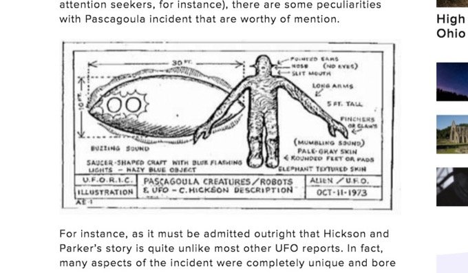 UFOアブダクションから45年、被害男性が遂に沈黙を破る! 3体の宇宙人が2人を誘拐「パスカグーラ事件」が信憑性高すぎる!の画像2