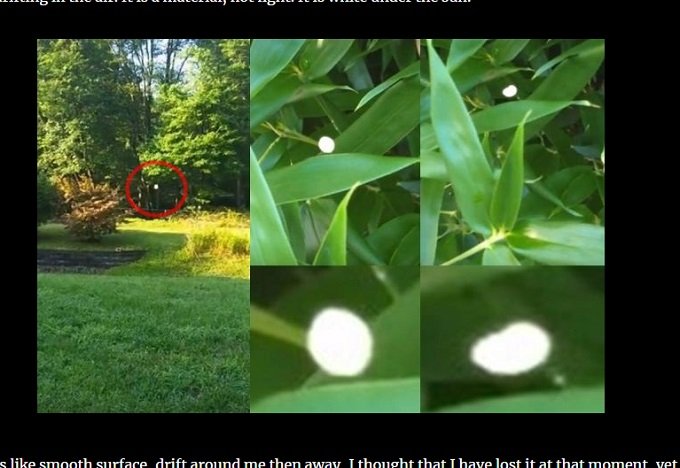 「撮影しすぎると死ぬ」アメリカで超接近オーブが激写される!UFOや精霊の可能性も!?の画像1
