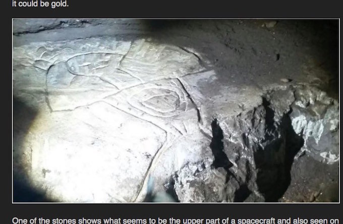 メキシコの洞窟で完全にグレイ型な古代エイリアンの壁画が新発見される！ マヤ文明と宇宙人を繋ぐ決定的証拠か！の画像1