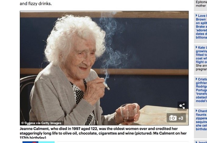 100歳超え老人たちが暴露したヤバい長寿の秘訣27「1日30本タバコ」「コーラ」「豚足」「スポーツしない」の画像2