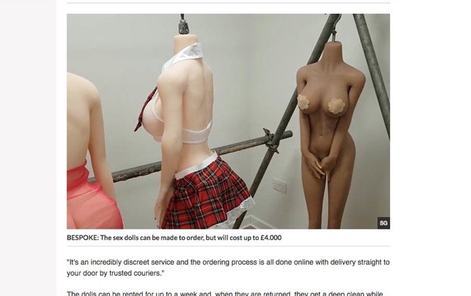 セックスドール会社「死んだパートナーのレプリカ」が売れ筋商品だった! 社長「3Pしてみたい人にも需要」の画像3