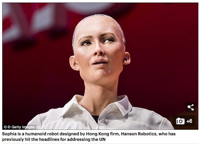 サウジアラビアが女性型ロボット・ソフィアに市民権を付与！ 過去には「人類を滅ぼしてやる」戦慄発言、超ヤバい事態！の画像1