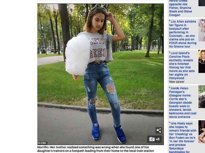 ウクライナで15歳の少女が惨殺される。悪魔儀式の生贄に?の画像2
