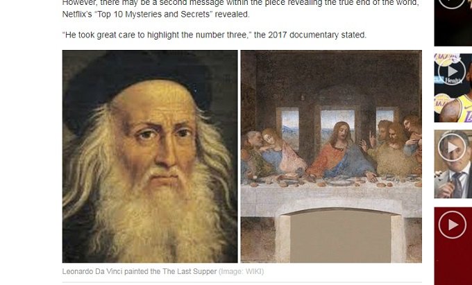 ダ・ヴィンチ「最後の晩餐」に終末予言コードが描かれていたことが発覚! ●年●月●日に大洪水で人類滅亡か!?の画像2