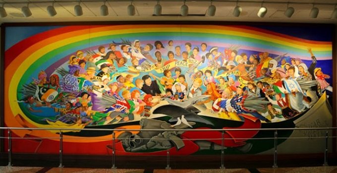 米デンバー国際空港は新世界秩序NWOの中心地! 壁画は「戦後世界の無残な破壊」を予告していた!の画像3