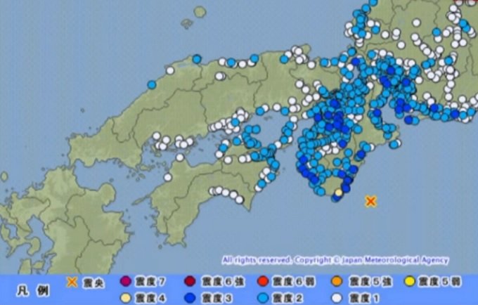 今月1日の三重県南東沖M6.1は「南海トラフ地震」の前触れか？相次ぐ動物の異変、人工地震疑惑も？の画像1