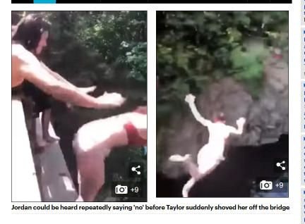 【閲覧注意】背中を押された美少女16歳が18m落下して川にドボン! 折れた肋骨2本が肺に突き刺さり… ふざけすぎた夏の代償=米の画像1