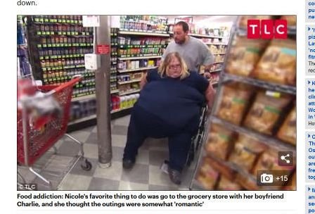 【閲覧注意】310kg超肥満女のシャワー風景が壮絶すぎる! 食べることで恋人と絆を深める狂気の愛の終着点=米の画像5