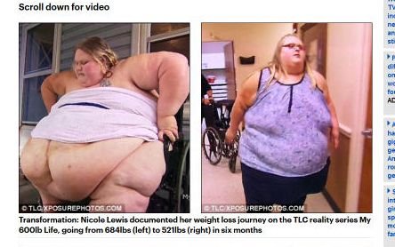【閲覧注意】310kg超肥満女のシャワー風景が壮絶すぎる! 食べることで恋人と絆を深める狂気の愛の終着点=米の画像7