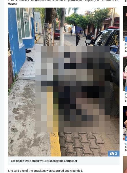 【閲覧注意】「ハリスコ新世代カルテル」がメキシコで大暴れ中! 護送車襲撃で警官6人が惨殺された地獄絵図に絶句の画像1