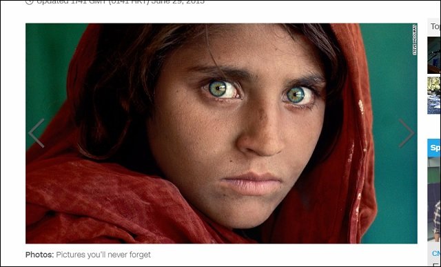 逮捕された「アフガンの少女（ナショジオ）」の現在の姿に世界が衝撃！ 32年間で別人のように超絶劣化していた！の画像1