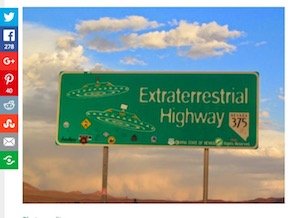 【衝撃画像】カリフォルニア砂漠地帯で謎すぎる発光体見つかる!! 地下基地から現れた小型UFO!?の画像1