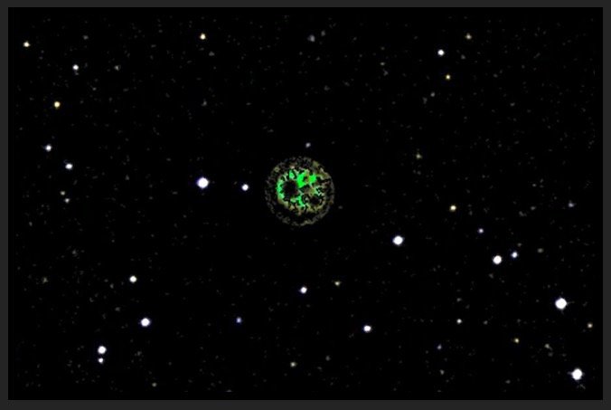 宇宙人による建造物「ダイソン球」の姿がグーグル・スカイで激写される!? 専門家「緑色の光は建設途中のエリア」の画像4