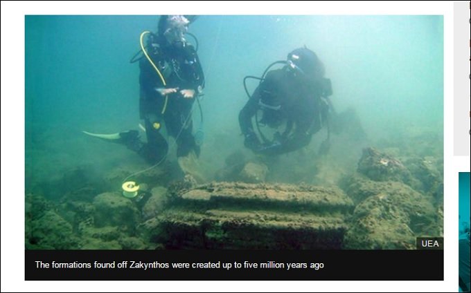 ギリシャの海底古代都市遺跡、実は「人工物ではなかった」ことが判明！ 与那国島海底地形をめぐる議論にも影響か？の画像1