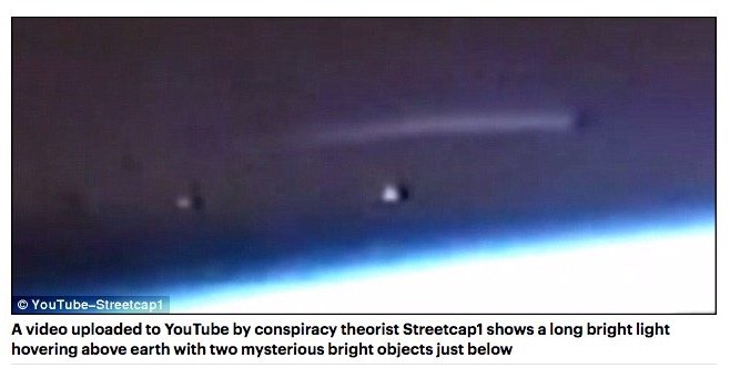 国際宇宙ステーションが2機の小型UFOと巨大葉巻型母艦を激撮?専門家「明らかにNASAが画質を落としている」の画像2