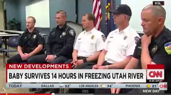 「助けて…こっち…」警察官4人が謎の声に導かれて赤ちゃんを救出!!＝米・ユタ州の画像2